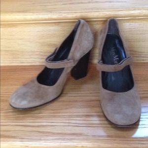 Suede MaxMara Mary Janes